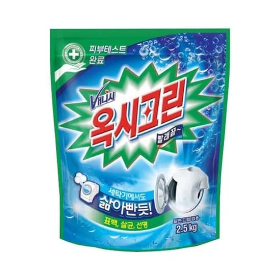 옥시크린 표백제 일반 드럼 겸용 2.5kg 1개