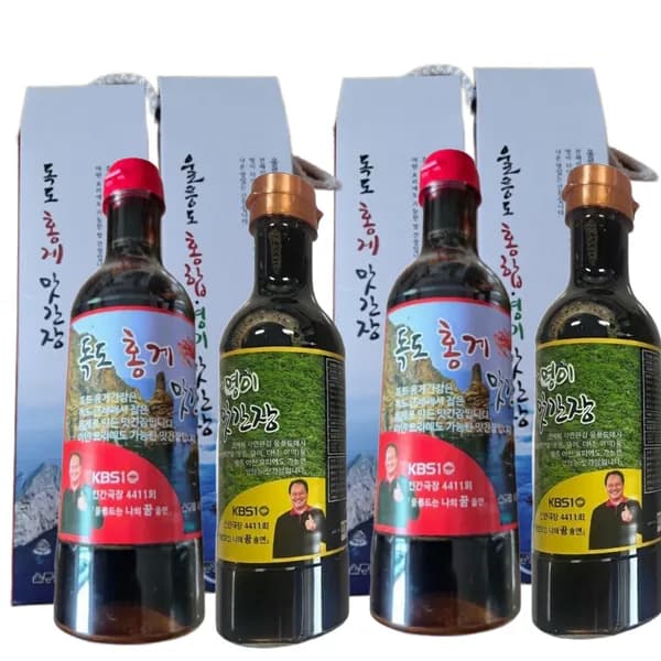독도 홍게 울릉도 명이 맛간장 선물세트 520g 2세트