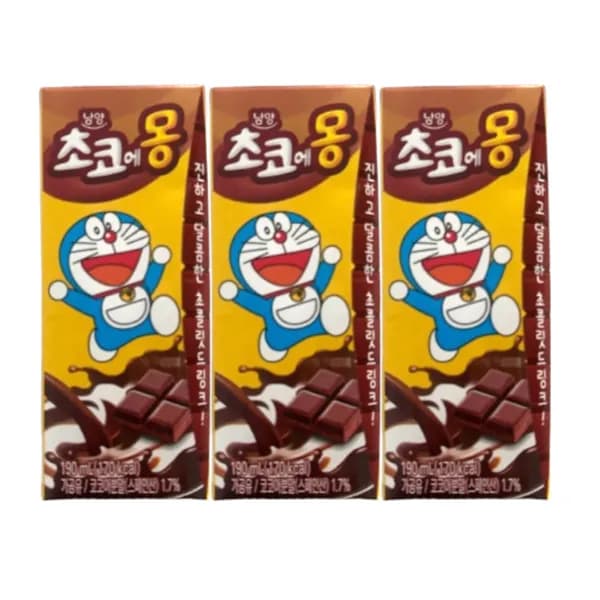 남양 초코에몽 멸균 초코우유 190ml 24개 18,900원