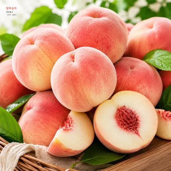 랜덤 털복숭아 4kg 1박스