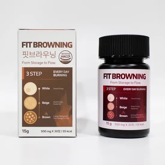 핏브라우닝 파라다이스그레인 500mg 30정 1박스