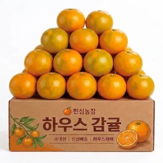 찐심농장 청정제주 산지직송 하우스귤 5kg 1박스