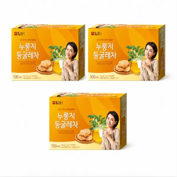 담터 누룽지 둥굴레차 1.5g 150개 3팩
