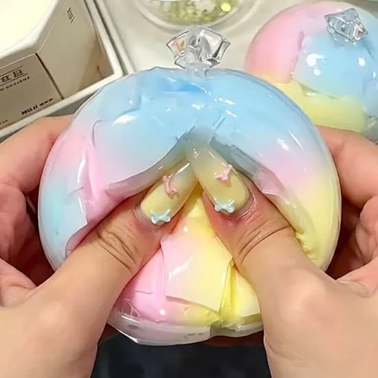 왁뿌볼 크런치 말랑이 슬랑이 스트레스볼 초코바나나 60g 1개