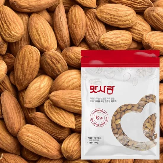 오너트리 구운 아몬드 무염 1kg 1개
