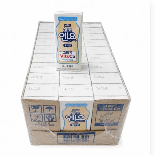 매일 헬로엔요 플레인 유산균 음료 200ml 24개