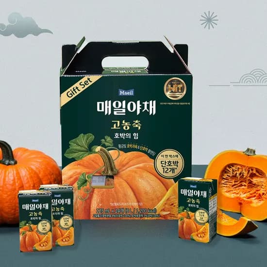 매일야채 고농축 호박의 힘 125ml 24개