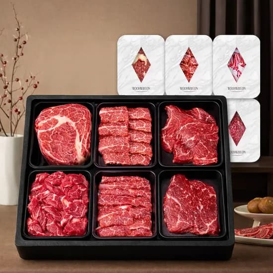 우화연 1++ 한우모듬 선물세트 1.2kg 1개