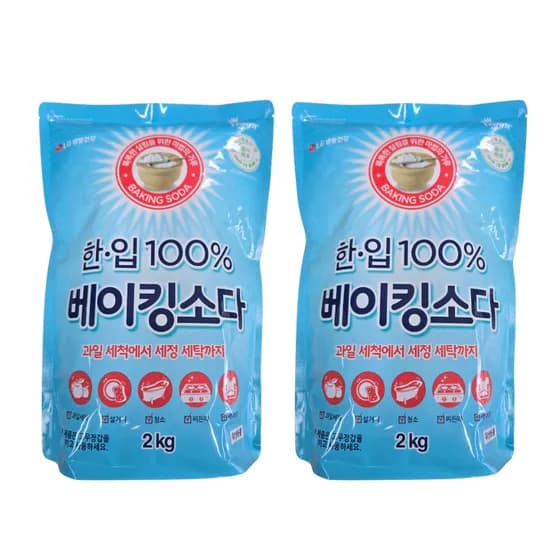 한입 베이킹소다 알파 2kg 2개