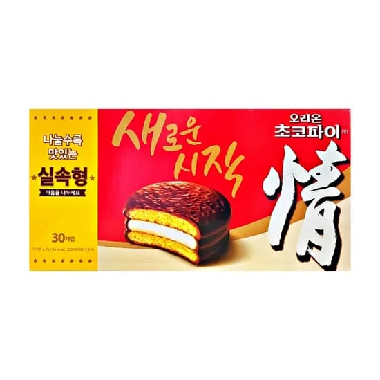 오리온제과 초코파이 실속형 대용량 1170g 30개 1개