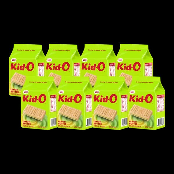 해태제과 키도 레몬 버터 크래커 샌드위치 90g 8개