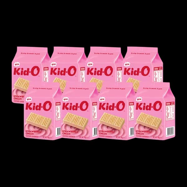 딸기 크래커 샌드위치 딸기맛 90g 8개