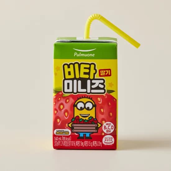 풀무원 비타미니즈 딸기 140ml 24개