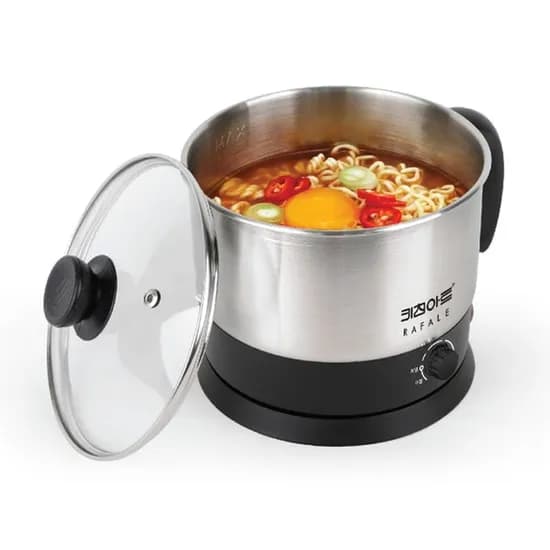 키친아트 라면포트 여행용 캠핑용 휴대용 KP-1005FT 스테인리스 1개