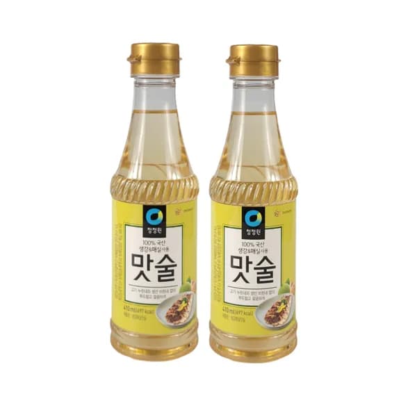 청정원 생강 매실 맛술 410ml 2개