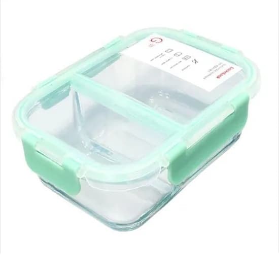 락앤락 유리 밀폐 용기 2칸 600ml 1개