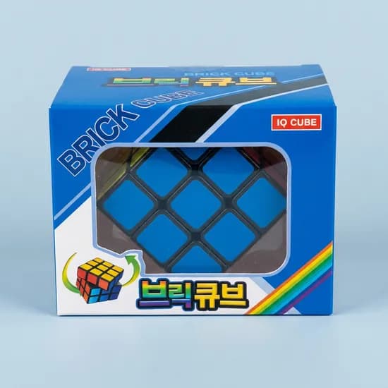 지능개발 브릭 큐브, 소형, 3x3, 1개