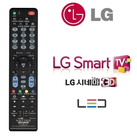 NOTTOO LG TV 전용 호환 리모컨 COMBO-2200 1개