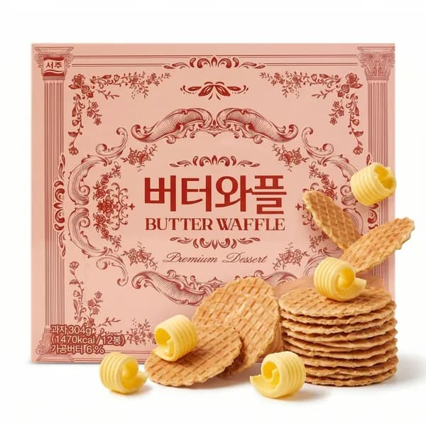 서주 버터와플 304g 3개 15,500원