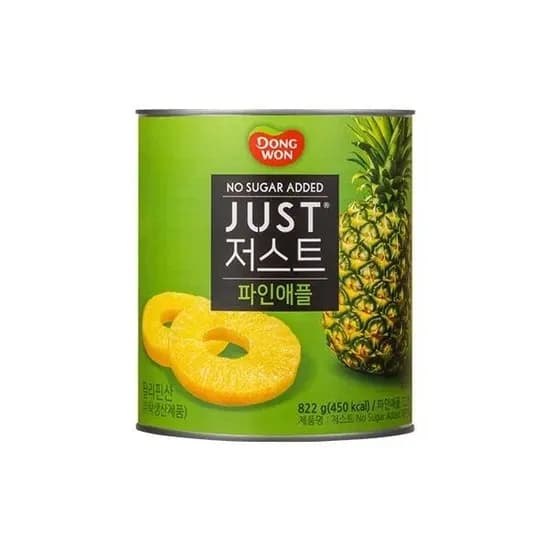 동원 저스트 노슈가 파인애플 822g 6개