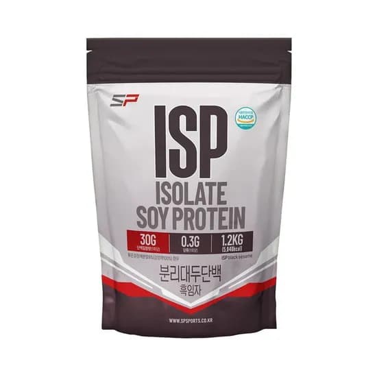 성풍양행 ISP 분리대두단백질분말 흑임자맛 식물성 프로틴 분말 흑임자맛 1.2kg 1개