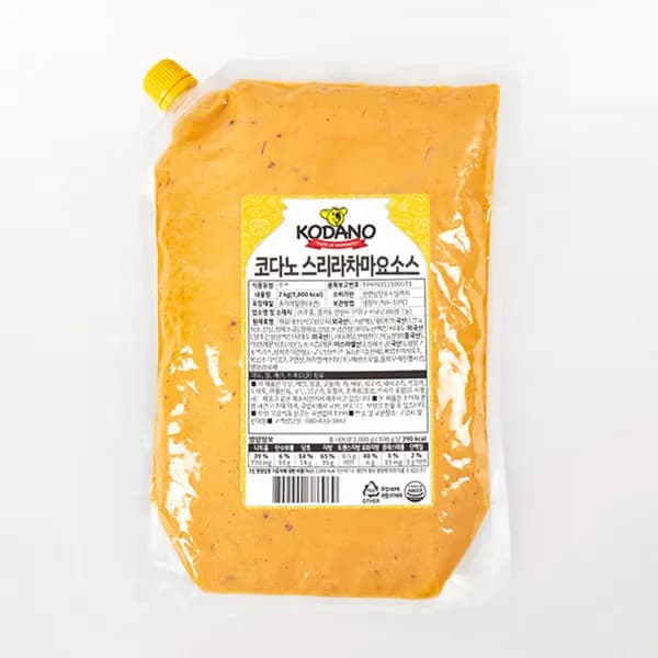 코다노 스리라차마요소스 2kg 1개 13,500원