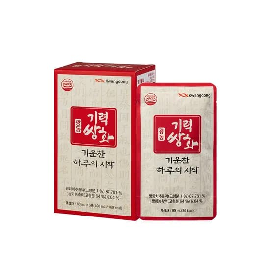 광동 기력쌍화 80ml 5팩 1개