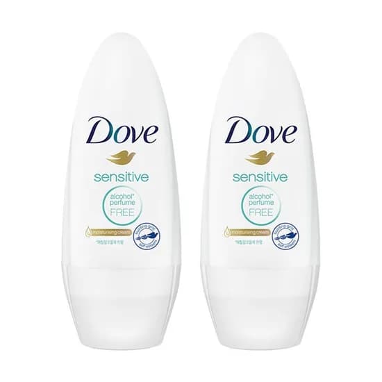 도브 데오드란트 롤온 센서티브 40ml 2개