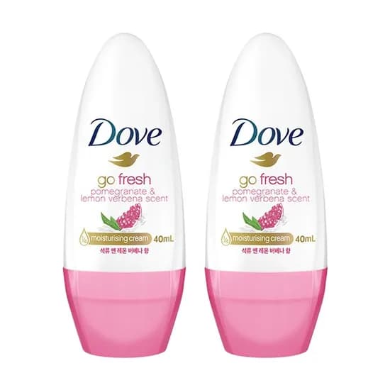 도브 데오드란트 롤온 석류&레몬버베나 40ml 2개