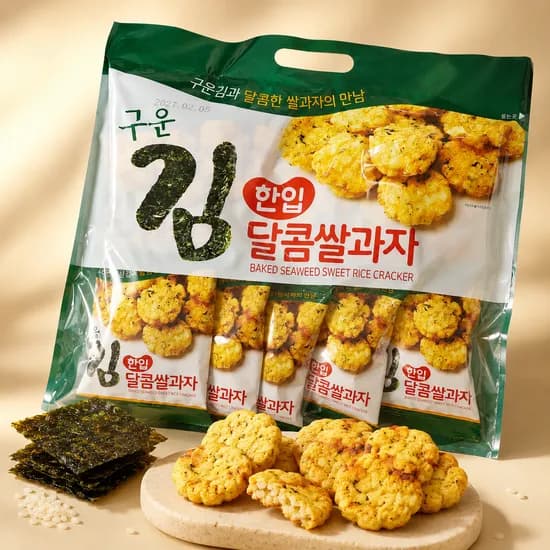 구운김 한입 달콤쌀과자 10개입 4개