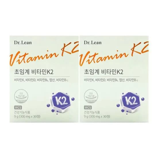 닥터린 초임계 비타민K2 300mg 30정 2박스