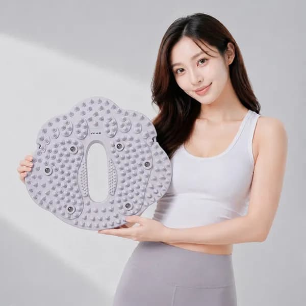 VRUA 에어 지압 스텝퍼 퍼플 2개