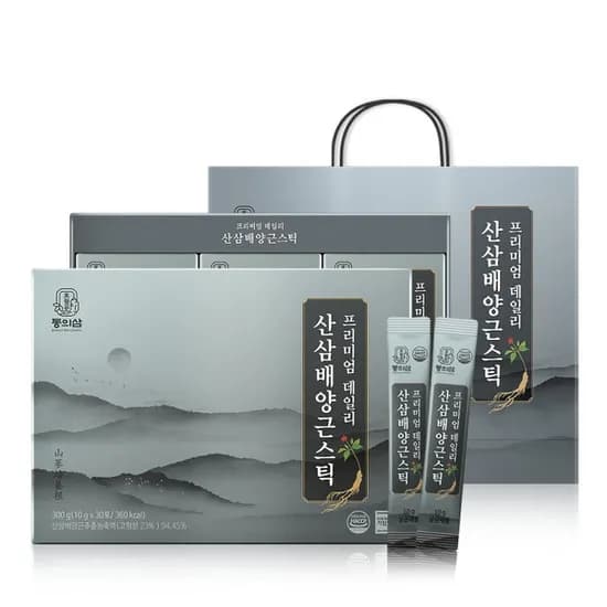 동의삼 프리미엄 데일리 산삼배양근스틱 10g 30포 2개