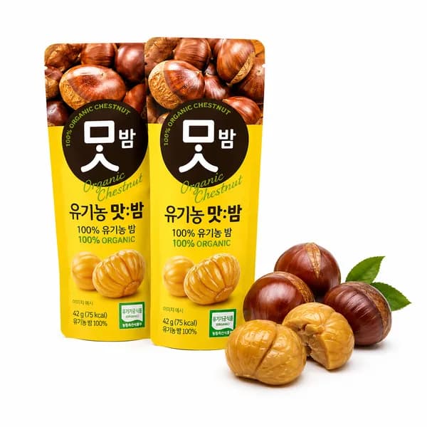 씨제이 유기농 맛밤 42g 17개 17,390원