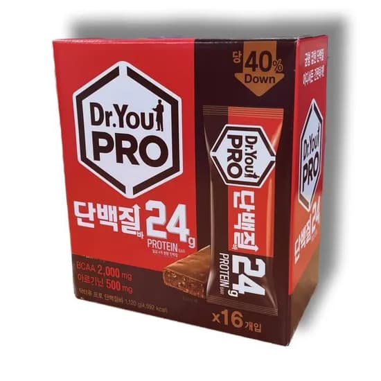 오리온 닥터유 프로 단백질바 70g 16개