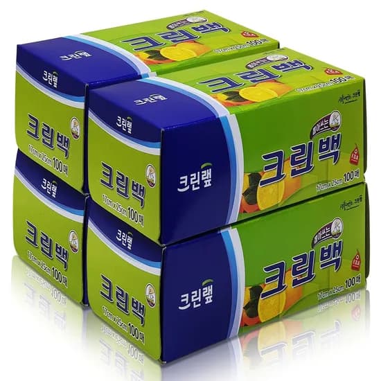크린랲 크린백 위생백, 소(미니), 100매, 4개
