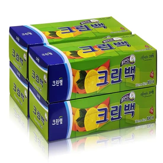 크린랲 크린백 위생백 대형 100매 4개