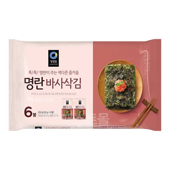 청정원 명란바사삭 김 22.8g 1개