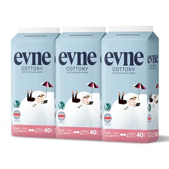 이브네 코트니 롱 라이너 40매입 3팩