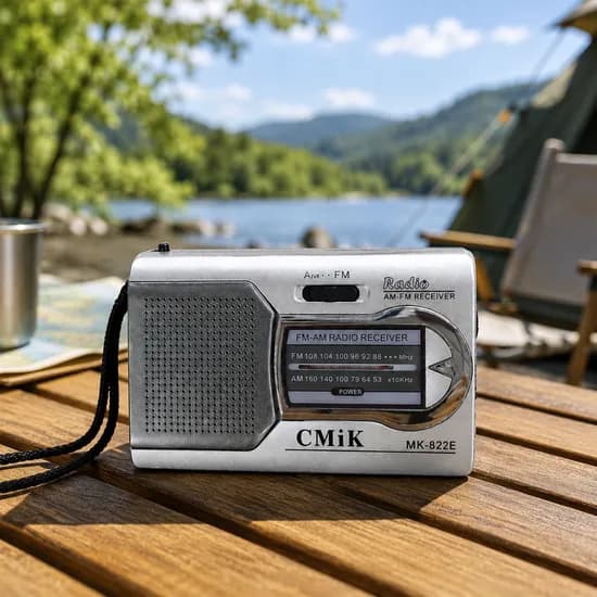 CMIK 휴대용 미니 라디오, MK822, AM/FM 2밴드, 1개
