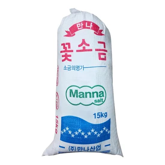 만나 햇빛 꽃소금 15kg 1개