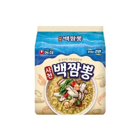 농심 사천 백짬뽕 멀티 4개입 2팩