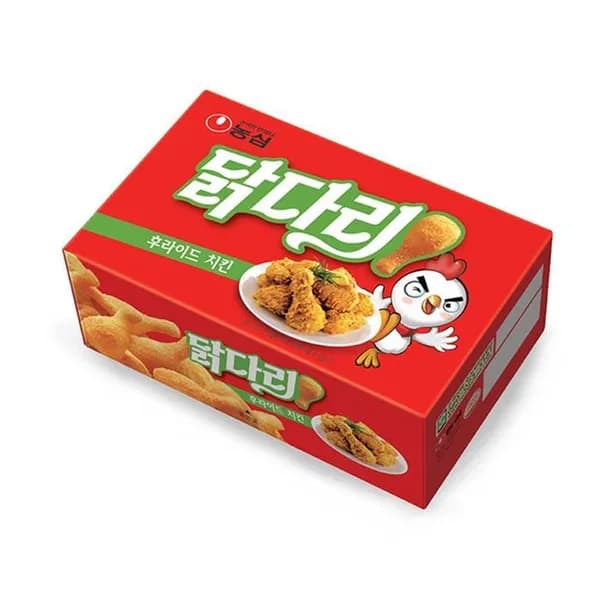농심 닭다리 후라이드치킨맛 66g 20개