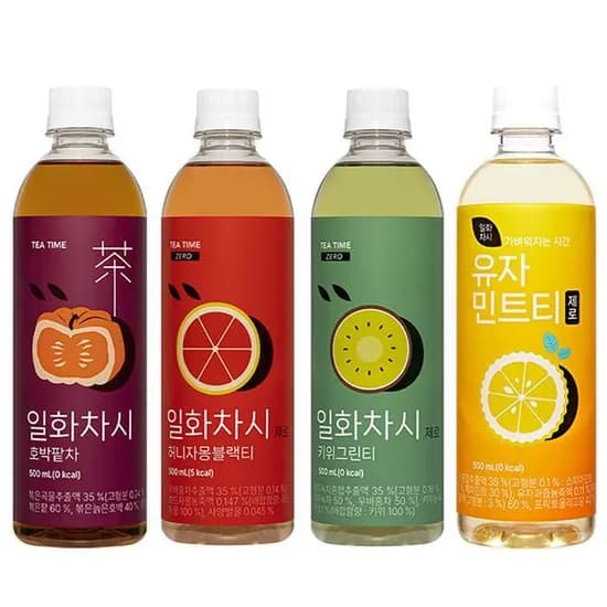 일화차시 호박팥차 외 3종 500ml 5개씩 20개