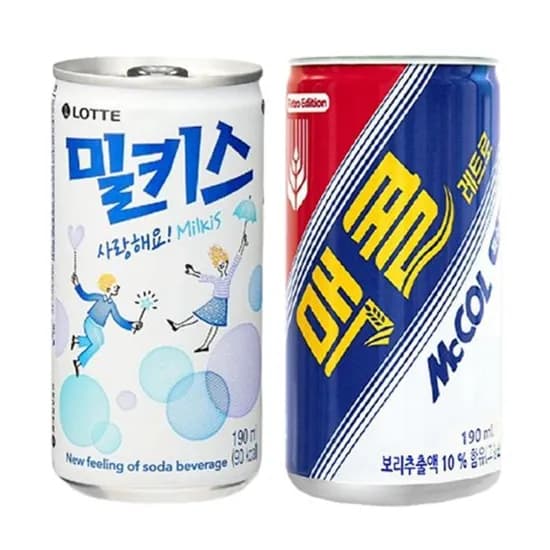 롯데 밀키스 15캔 외 1종 190ml 총 30캔