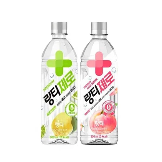 링티제로 복숭아 레몬라임 500ml 12개