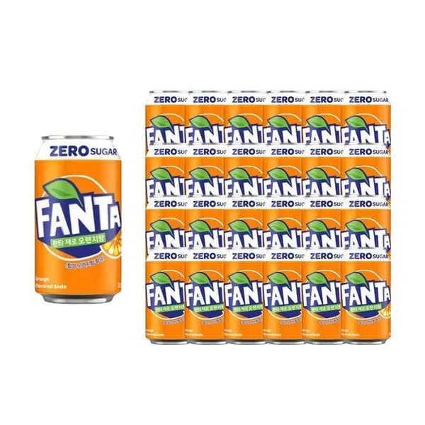 환타 오렌지 제로 350ml 24캔