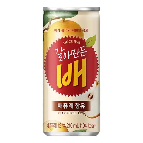 해태제과 갈아만든 배 210ml 30개