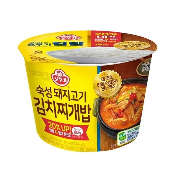 오뚜기 숙성 돼지고기 김치찌개밥 310g 1개 5,570원