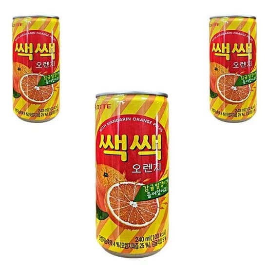 롯데칠성 쌕쌕 오렌지 240ml 30개